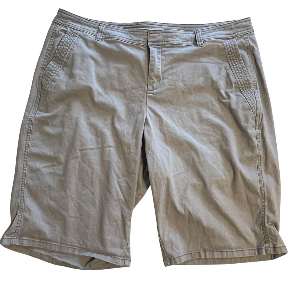 Lane Bryant Gray Women's Bermuda Shorts